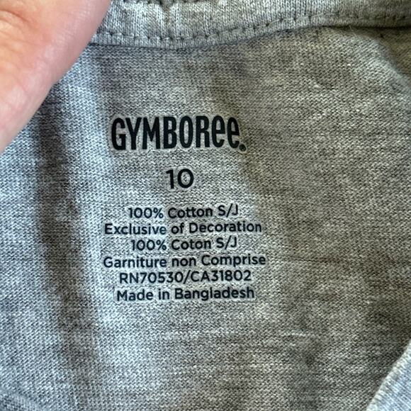 Gymboree Boys Size 10 Tee Shirt Scorpion Skulls Applique Gray Blue - Picture 3 of 4